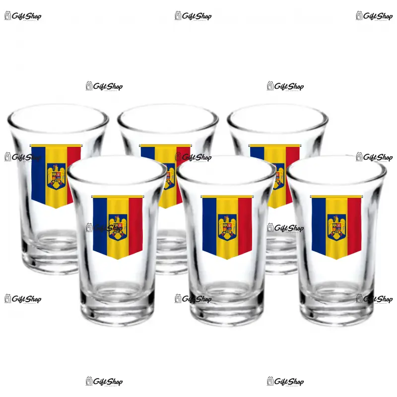 Fanion romania, pahar shout, model 46b